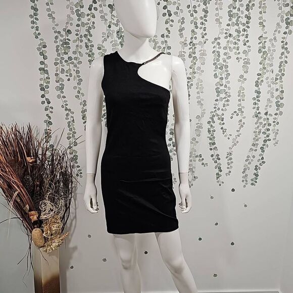 NWOT Topshop Chain Curve Mini Body-Con Dress Size 6 - Picture 4 of 10